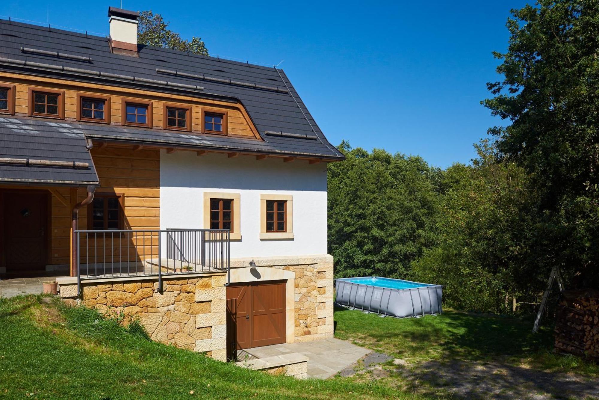 Na Jeleni Stezce Villa Chribska Ngoại thất bức ảnh