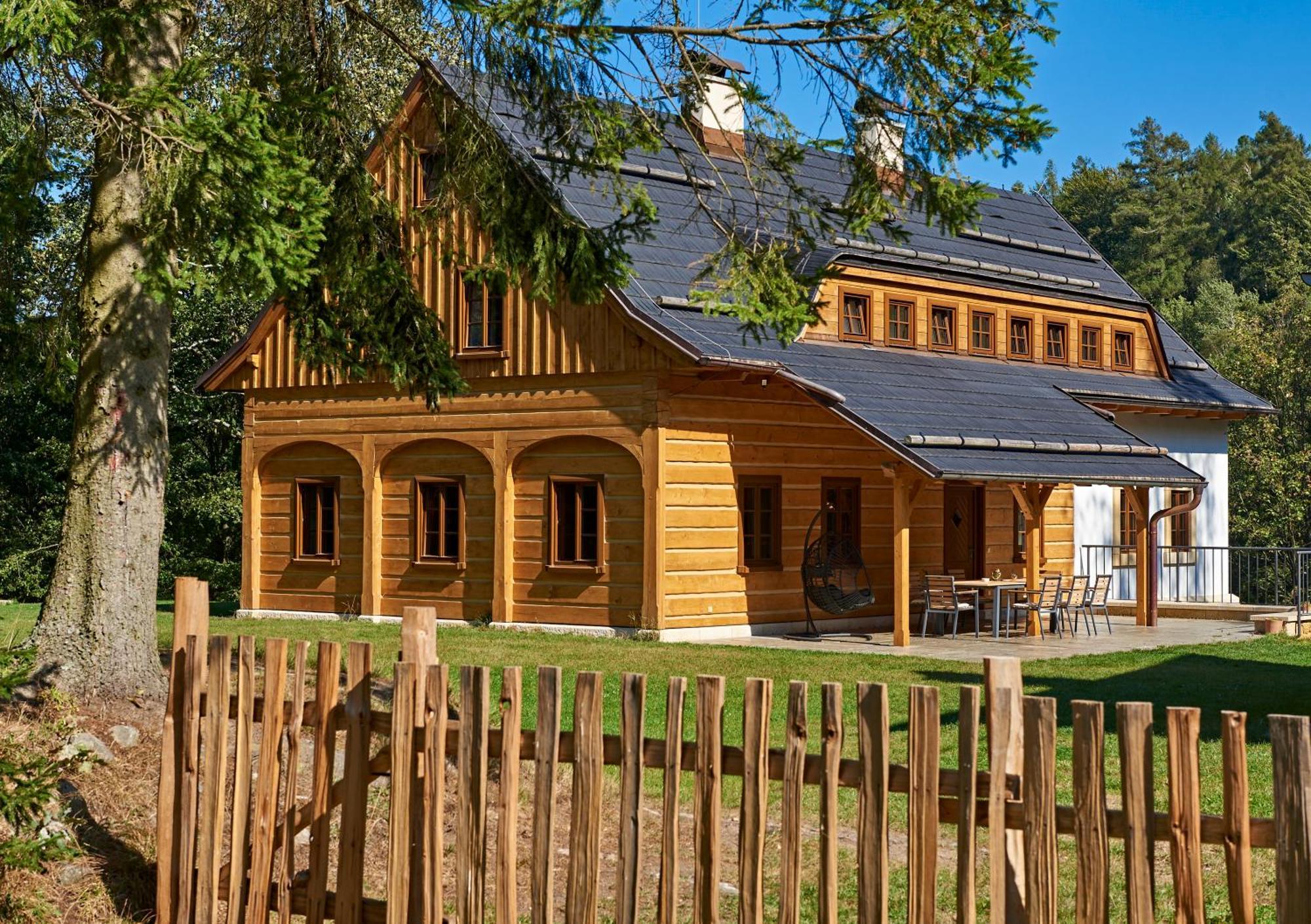 Na Jeleni Stezce Villa Chribska Ngoại thất bức ảnh
